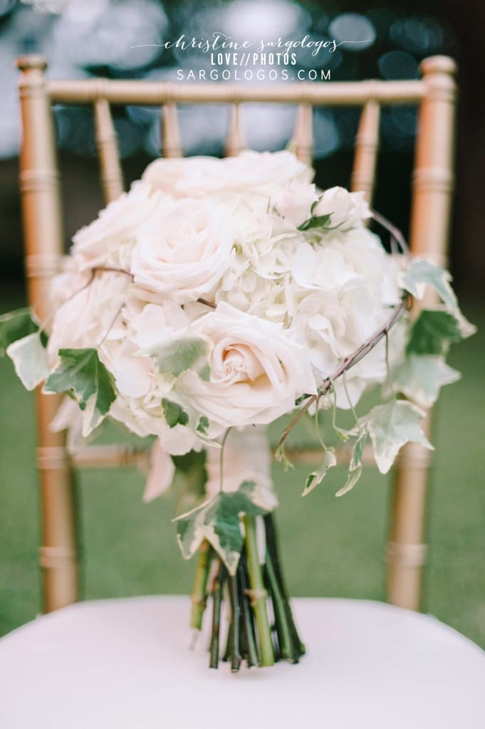 White and Ivy Bouquet