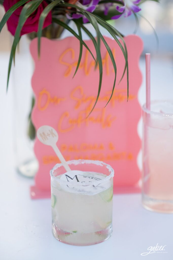 signature drink destination wedding