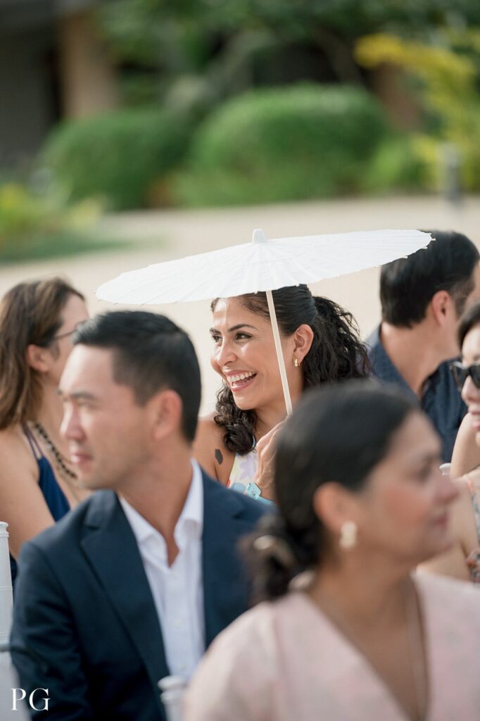sls playa mujeres destination wedding ceremony