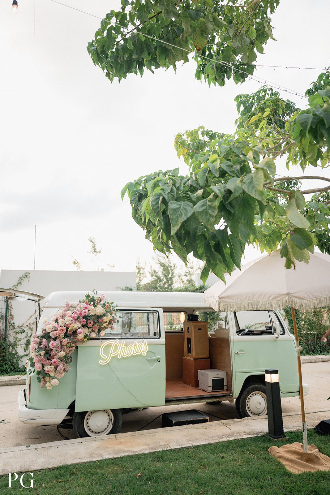VW Photo Booth - SLS Playa Mujeres Wedding